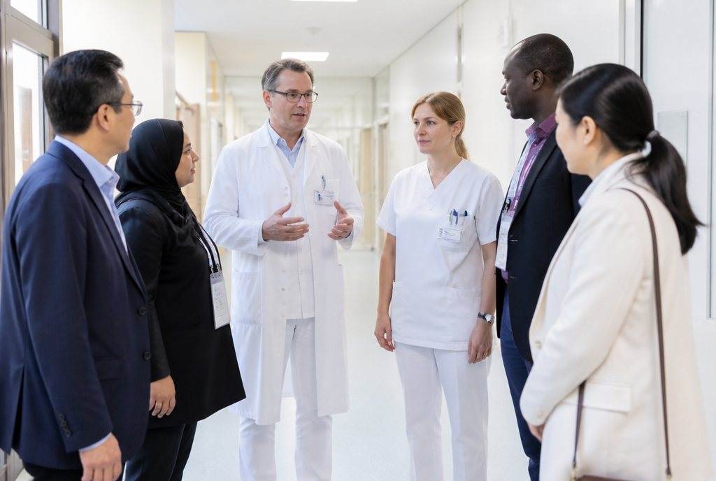 Führung durch eine Klinik in Berlin
