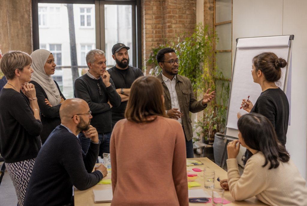 Workshop einer zivilgesellschaftlichen Initiative